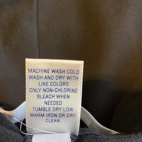 Old Navy Essential Stretch At Waist Woman Black Trouser Size 16 Long - Picture 10 of 10